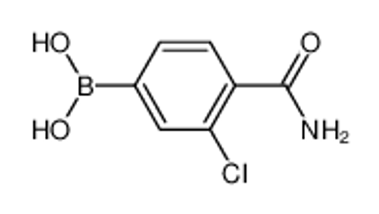 Picture of (4-carbamoyl-3-chlorophenyl)boronic acid