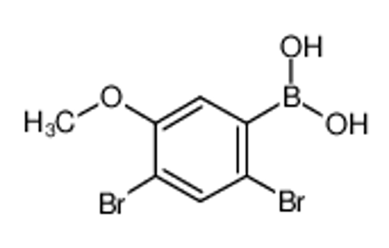 Picture of (2,4-dibromo-5-methoxyphenyl)boronic acid