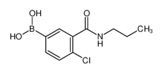 Picture of (4-Chloro-3-(propylcarbamoyl)phenyl)boronic acid