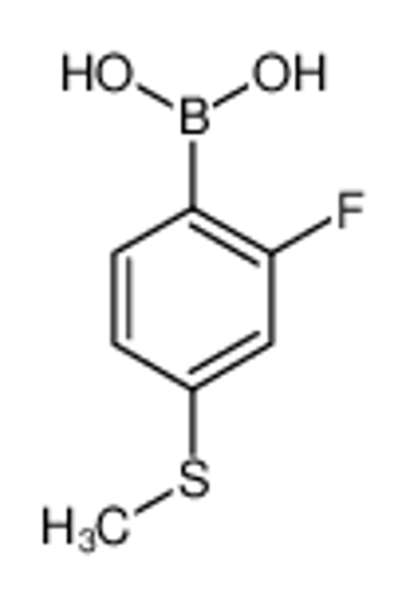 Picture of (2-Fluoro-4-(methylthio)phenyl)boronic acid