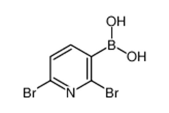 Picture of (2,6-dibromopyridin-3-yl)boronic acid