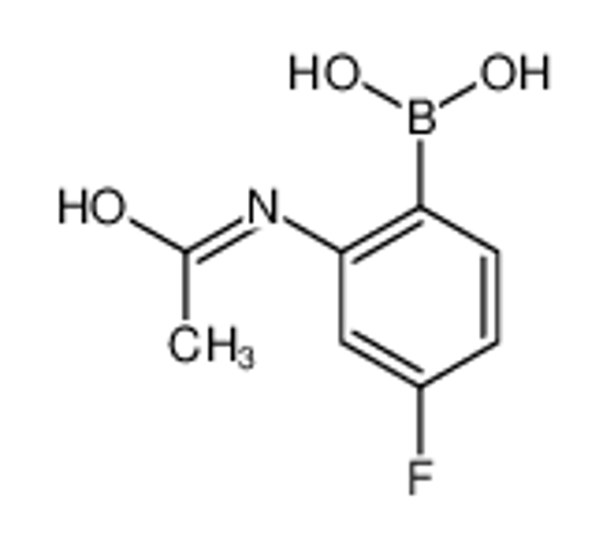 Picture of (2-Acetamido-4-fluorophenyl)boronic acid