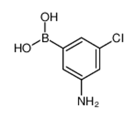 Picture of (3-amino-5-chlorophenyl)boronic acid