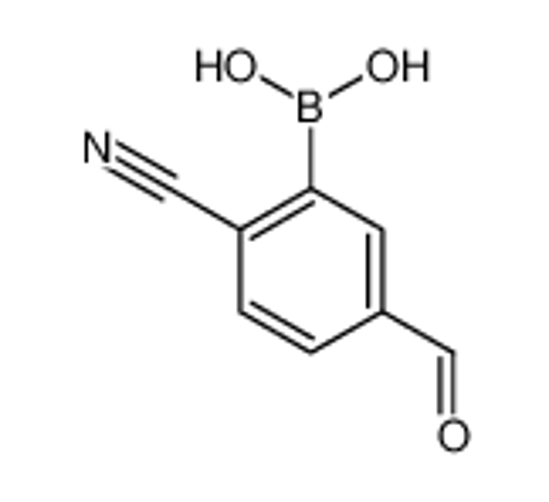 Picture of (2-cyano-5-formylphenyl)boronic acid