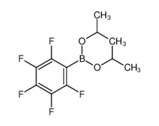 Picture of (2,3,4,5,6-pentafluorophenyl)-di(propan-2-yloxy)borane