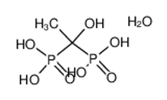 Picture of (1-hydroxy-1-phosphonoethyl)phosphonic acid,hydrate
