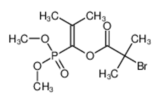Picture of (1-dimethoxyphosphoryl-2-methylprop-1-enyl) 2-bromo-2-methylpropanoate