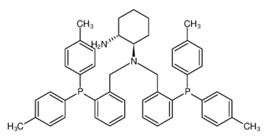 Picture of (1R,2R)-2-N,2-N-bis[[2-bis(4-methylphenyl)phosphanylphenyl]methyl]cyclohexane-1,2-diamine