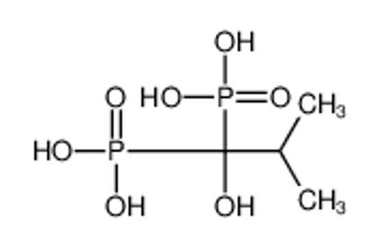 Picture of (1-hydroxy-2-methyl-1-phosphonopropyl)phosphonic acid