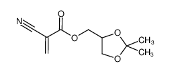 Picture of (2,2-dimethyl-1,3-dioxolan-4-yl)methyl 2-cyanoprop-2-enoate