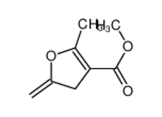 Picture of 3-Furancarboxylicacid,4,5-dihydro-2-methyl-5-methylene-,methylester(9CI)