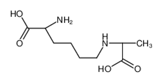 Picture of (2S)-2-amino-6-(1-carboxyethylamino)hexanoic acid