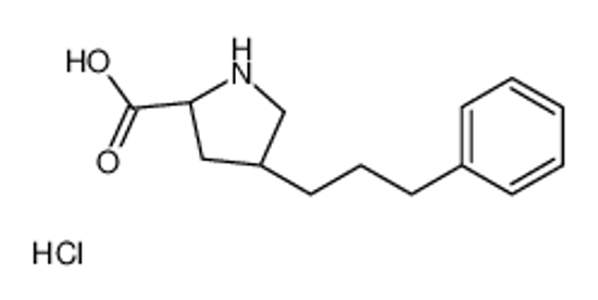 Picture of (2S,4R)-4-(3-phenylpropyl)pyrrolidine-2-carboxylic acid,hydrochloride