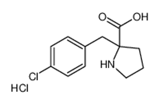 Picture of (2S)-2-[(4-chlorophenyl)methyl]pyrrolidine-2-carboxylic acid,hydrochloride