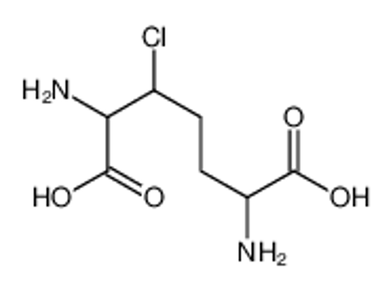 Picture of 2,6-diamino-3-chloroheptanedioic acid