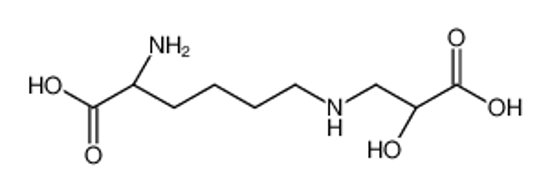 Picture of (2S)-2-amino-6-[(2-carboxy-2-hydroxyethyl)amino]hexanoic acid