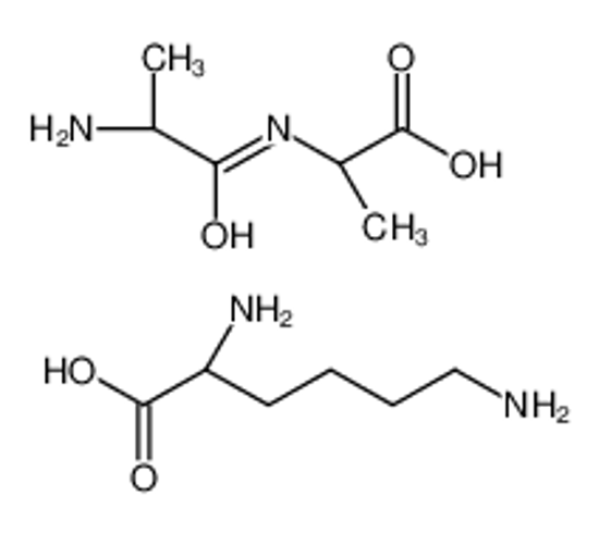 Picture of (2S)-2-[[(2S)-2-aminopropanoyl]amino]propanoic acid,(2S)-2,6-diaminohexanoic acid