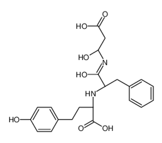 Picture of (2S)-2-[[(2S)-1-[[(1S)-2-carboxy-1-hydroxyethyl]amino]-1-oxo-3-phenylpropan-2-yl]amino]-4-(4-hydroxyphenyl)butanoic acid