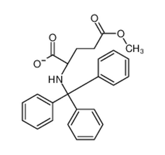 Picture of (2S)-5-methoxy-5-oxo-2-(tritylamino)pentanoate