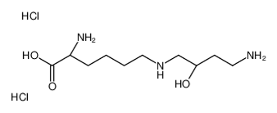 Picture of (2S)-2-amino-6-[[(2R)-4-amino-2-hydroxybutyl]amino]hexanoic acid,dihydrochloride