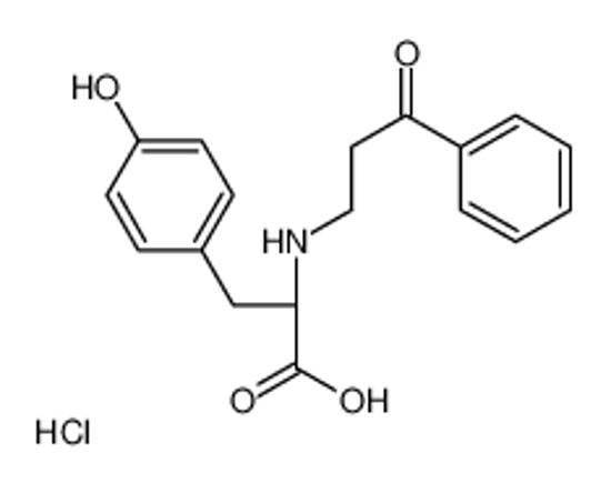Picture of (2S)-3-(4-hydroxyphenyl)-2-[(3-oxo-3-phenylpropyl)amino]propanoic acid,hydrochloride