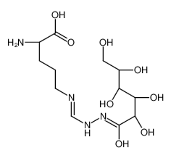 Picture of (2S)-2-amino-5-[[2-[(2R,3S,4R,5R)-2,3,4,5,6-pentahydroxyhexanoyl]hydrazinyl]methylideneamino]pentanoic acid
