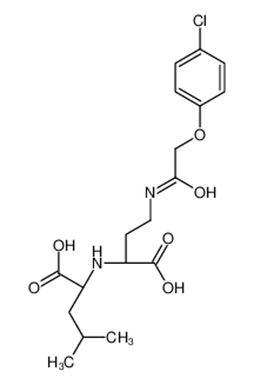 Picture of (2S)-2-[[1-carboxy-3-[[2-(4-chlorophenoxy)acetyl]amino]propyl]amino]-4-methylpentanoic acid