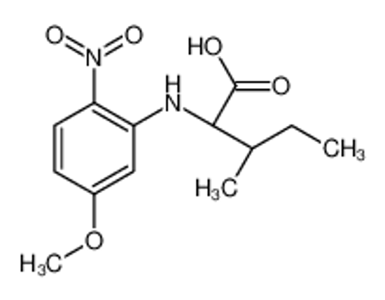 Picture of (2S,3S)-2-(5-methoxy-2-nitroanilino)-3-methylpentanoic acid
