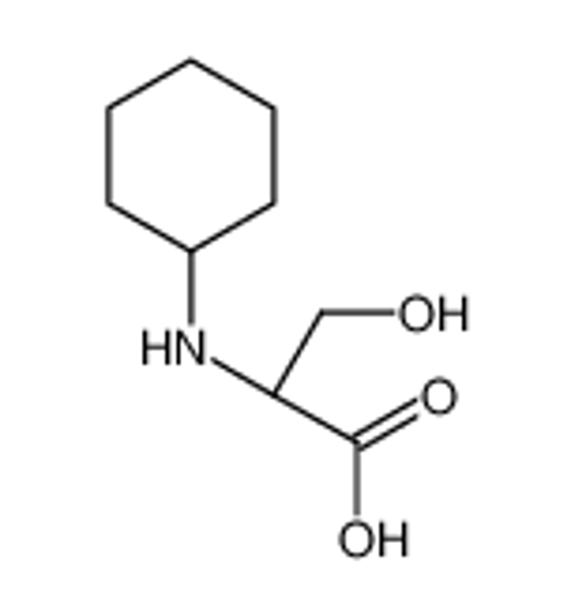 Picture of (2R)-2-(cyclohexylamino)-3-hydroxypropanoic acid