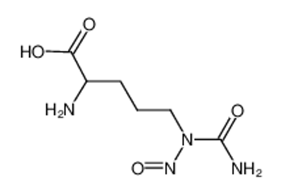 Picture of (2S)-2-amino-5-[carbamoyl(nitroso)amino]pentanoic acid