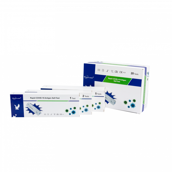 Picture of COVID-19 antigen test  kits