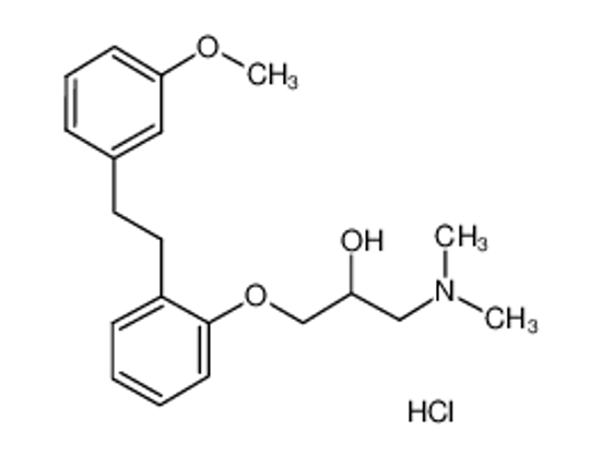 Изображение 1-(Dimethylamino)-3-(2-(3-methoxyphenethyl)phenoxy)propan-2-ol hydrochloride