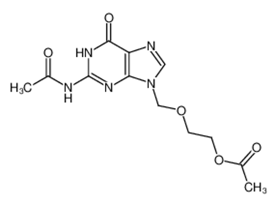 Изображение 9-[(2-Acetoxyethoxy)Methyl]-N2-Acetylguanine