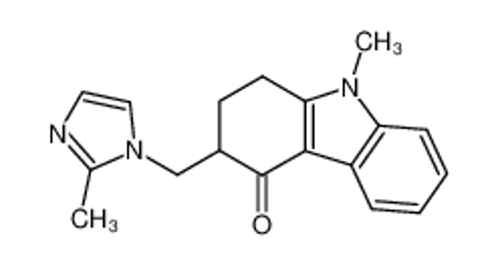 Imagem de 9-Methyl-3-((2-methyl-1H-imidazol-1-yl)methyl)-2,3-dihydro-1H-carbazol-4(9H)-one