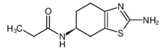 Picture of (-)-2-Amino-6-propionamido-tetrahydrobenzothiazole