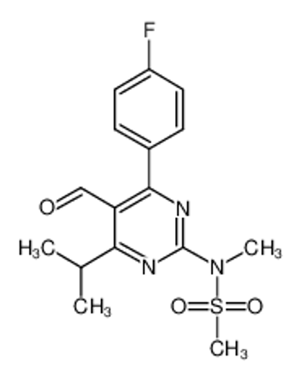Picture of N-[4-(4-Fluorophenyl)-5-formyl-6-(1-methylethyl)-2-pyrimidinyl]-N-methyl-methanesulfonamide