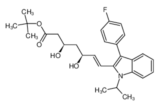 Picture of (3R,5S)-Fluvastatin tert-Butyl Ester