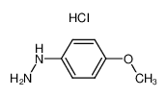 Picture of (4-methoxyphenyl)hydrazine,hydrochloride