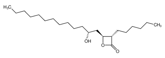 Picture of (3S,4S)-3-Hexyl-4-[(2R)-2-hydroxytridecyl]-2-oxetanone