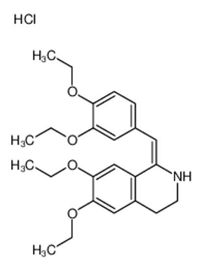 Imagem de (1Z)-1-[(3,4-diethoxyphenyl)methylidene]-6,7-diethoxy-3,4-dihydro-2H-isoquinoline,hydrochloride