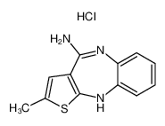 Imagem de 4-Amino-2-methyl-10H-thieno[2,3-b][1,5]-benzodiazapine, Hydrochloride
