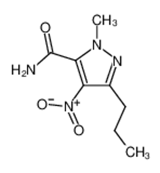 Изображение 2-methyl-4-nitro-5-propylpyrazole-3-carboxamide