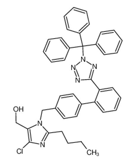 Изображение [2-butyl-5-chloro-3-[[4-[2-(2-trityltetrazol-5-yl)phenyl]phenyl]methyl]imidazol-4-yl]methanol