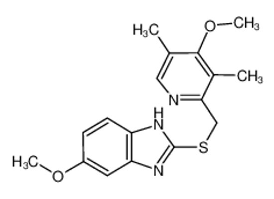 Picture of 6-methoxy-2-[(4-methoxy-3,5-dimethylpyridin-2-yl)methylsulfanyl]-1H-benzimidazole
