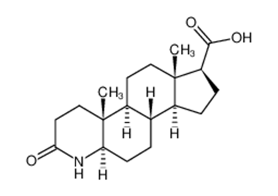 Picture of (1S,3aS,3bS,5aR,9aR,9bS,11aS)-9a,11a-dimethyl-7-oxo-1,2,3,3a,3b,4,5,5a,6,8,9,9b,10,11-tetradecahydroindeno[5,4-f]quinoline-1-carboxylic acid