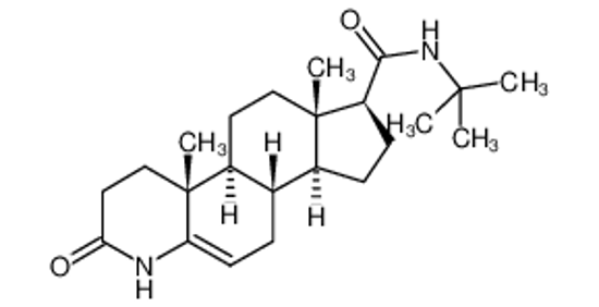 Picture of (1S,3aS,3bS,5aR,9aR,9bS)-N-tert-butyl-9a-methyl-7-oxo-2,3,3a,3b,4,5,5a,6,9b,10,11,11a-dodecahydro-1H-indeno[5,4-f]quinoline-1-carboxamide