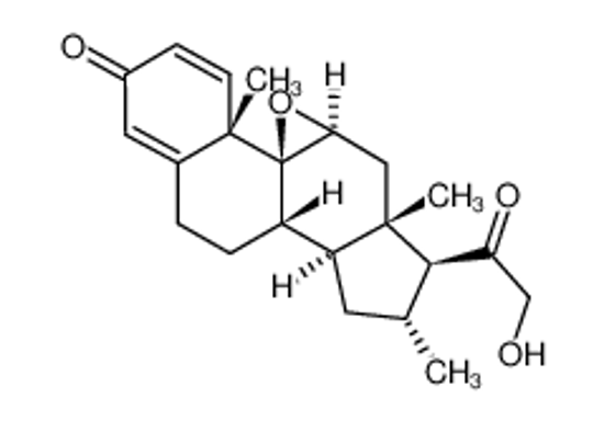 Picture of (9β,11β,16α)-9,11-Epoxy-21-hydroxy-16-methyl-pregna-1,4-diene-3,20-dione
