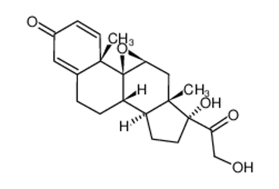 Picture of 9β,11β-epoxy-17,21-dihydroxypregna-1,4-diene-3,20-dione