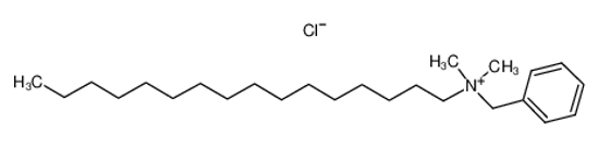 Imagem de Benzyldimethylhexadecylammonium chloride