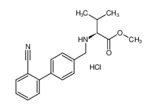 Picture of <i>N</i>-(2'-Cyanobiphenyl-4-ylmethyl)-<small>L</small>-valine Methyl Ester Hydrochloride